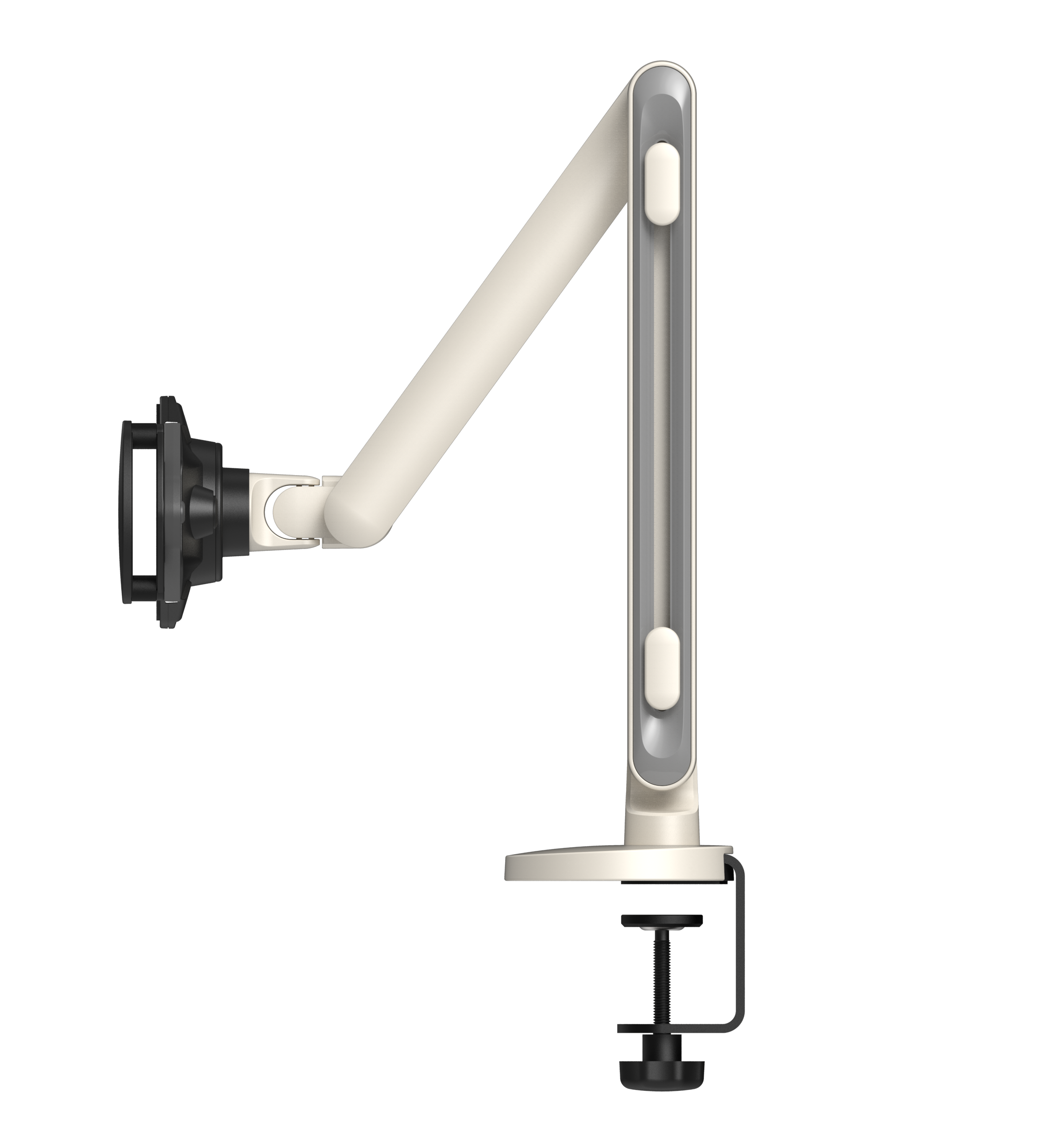 Tablet swing arm mount safety design